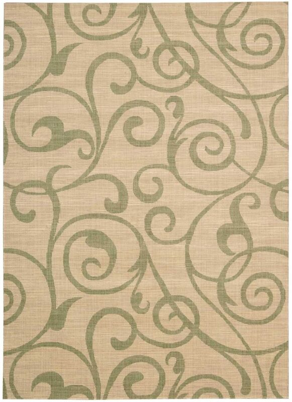 Nourison Clearance Riviera RI03 Light Gold Rug
