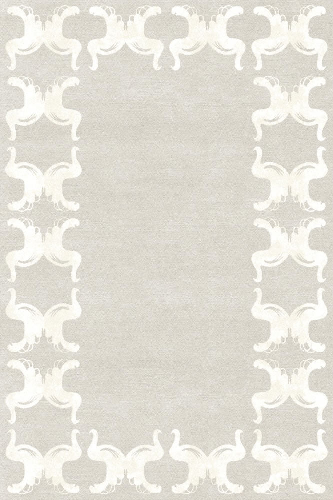 Delos, Inc. Pretty As A Peacock 802 Grey Rug