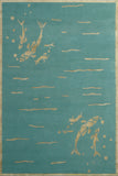 Delos, Inc. Coastal 59207 Aqua Rug