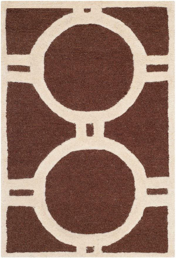 Safavieh Clearance Cambridge CAM145H Dark Brown Rug