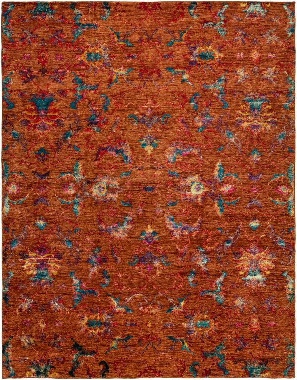 HRI Melody ME3068 Orange Rug