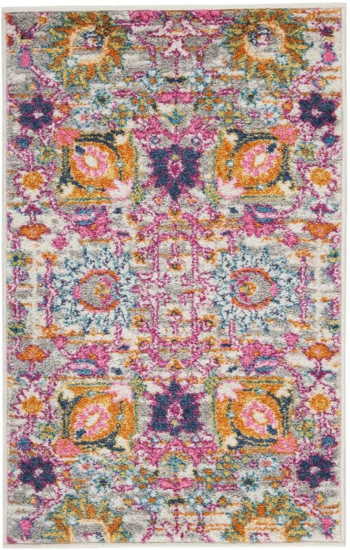 Nourison Sale Passion PSN01 Silver Rug