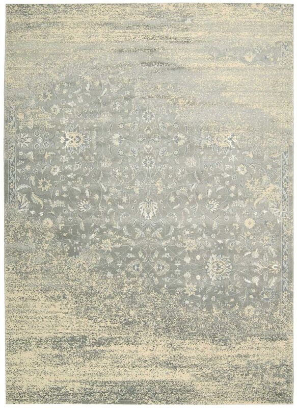 Nourison Clearance Luminance LUM10 Silver Rug