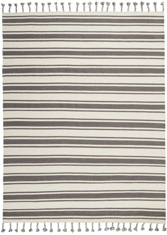 Nourison Clearance Rio Vista DST01 Ivory/Grey Rug
