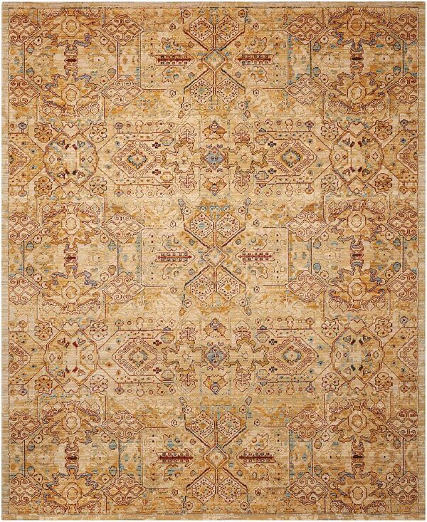 Nourison Clearance Rhapsody RH008 Light Gold Rug