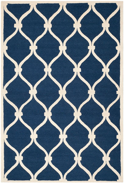 Safavieh Clearance Cambridge CAM710M Navy Rug
