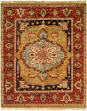 Rugs Done Right Berlin BM07 Gold / Rust Rug