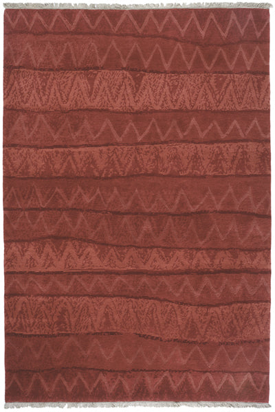 Tibet Rug Company 60 CT RICRAC Red Rug