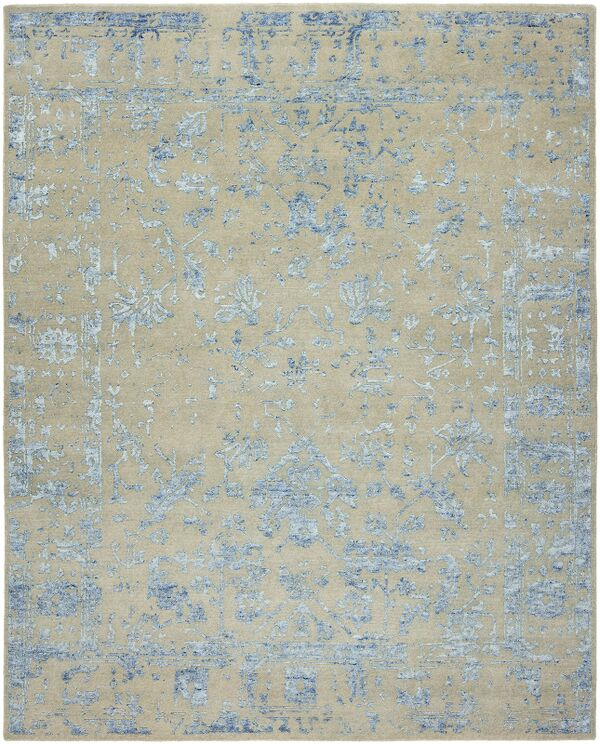 HRI Mystique MY7678 Blue Rug