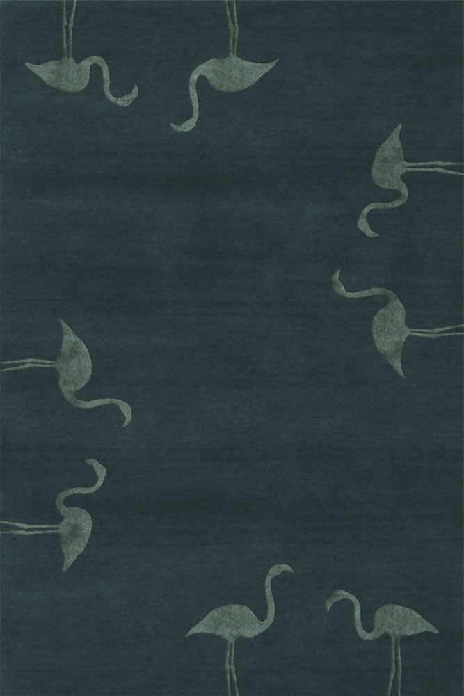 Delos, Inc. Coastal 36325 Dark Teal Rug