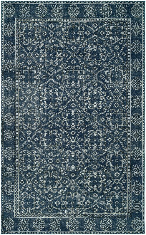 HRI Canterbury DC25 Blue Rug
