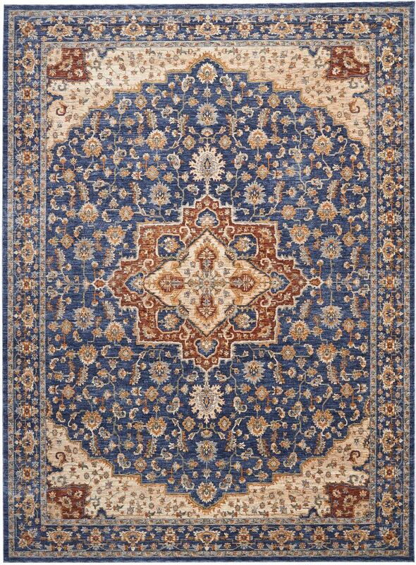 Nourison Clearance Lagos LAG01 Blue Rug