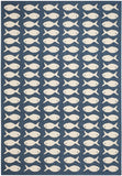 Safavieh Clearance Courtyard CY6013-268 Navy Blue Rug