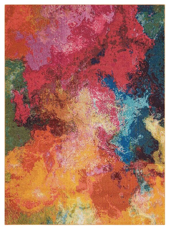 Nourison Sale Celestial CES04 Multi Rug