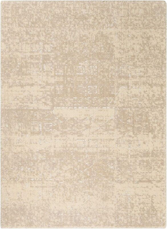 Nourison Clearance Silk Elements SKE21 Bone Rug