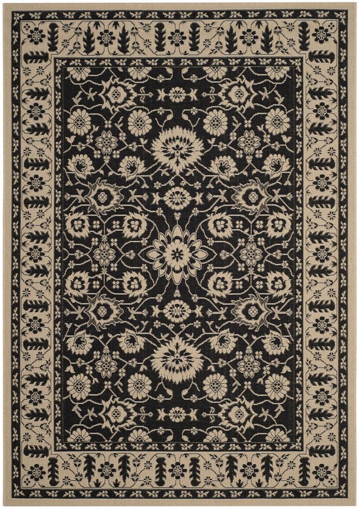 Safavieh Clearance Courtyard CY6126-26 Black Rug
