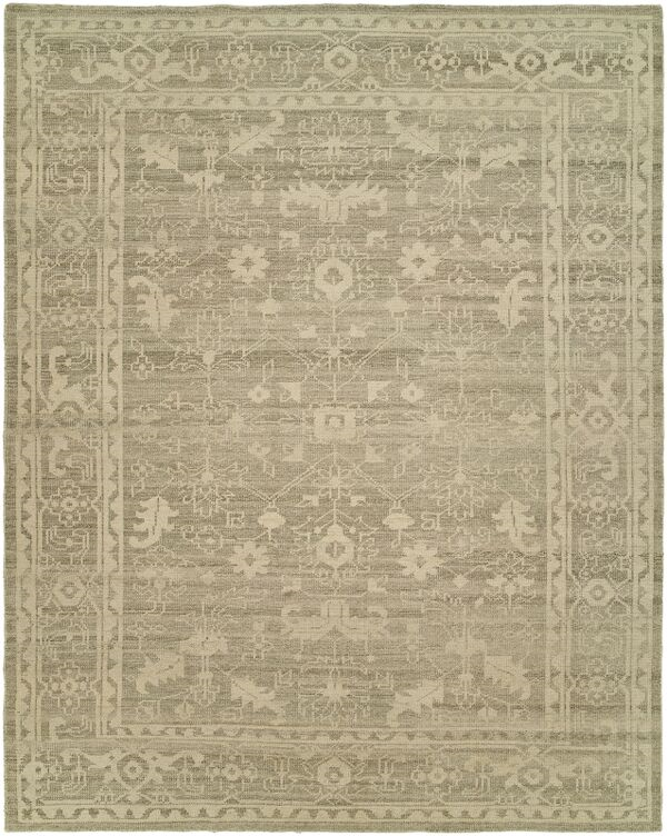 HRI Antique Natural AN252 Grey Rug