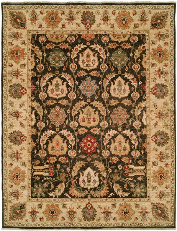 Shalom Brothers Royal Zeigler RZMSL199 Black Rug
