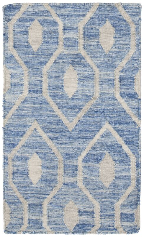 Shalom Brothers Durham Kilim DK-7 Blue Rug