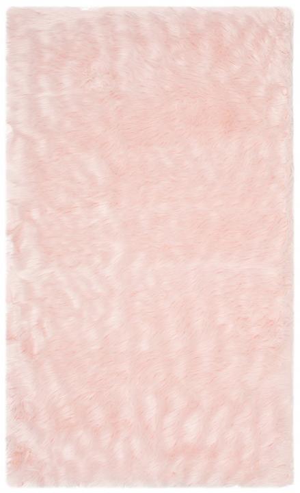 Safavieh Clearance Faux Sheep Skin FSS235G Pink Rug