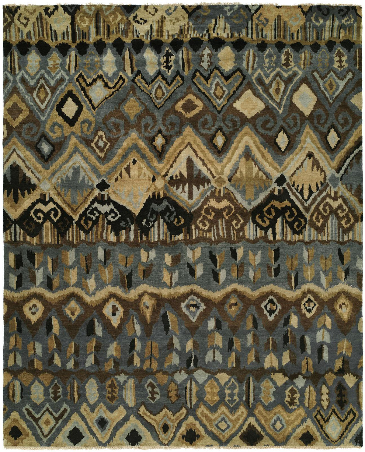 Rugs Done Right Acton AT52 Granite Grey / Earth Tones Rug