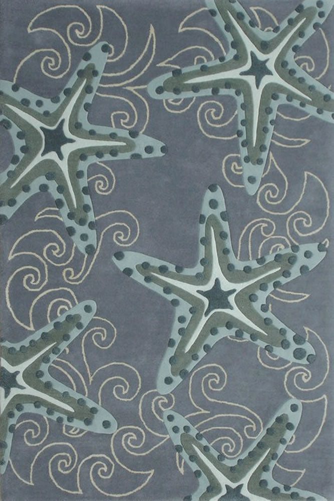 Delos, Inc. Coastal 70904 Smoke Rug