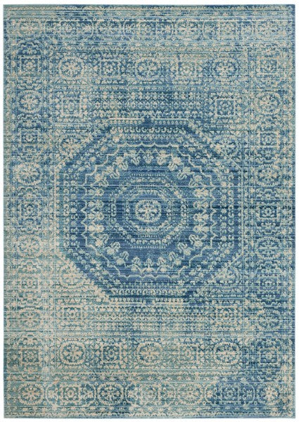 Safavieh Clearance Valencia VAL205R Blue Multi Rug