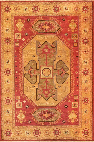 Tibet Rug Company Kazak KAZAK8 Red Rug