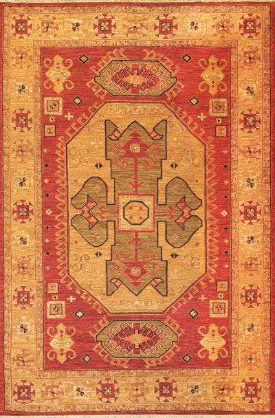 Tibet Rug Company Kazak KAZAK8 Red Rug