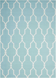 Nourison Clearance & Garden RS087 Aqua Rug