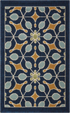Nourison Clearance Caribbean CRB07 Navy Rug