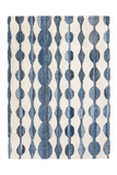 Anji Mountain Bamboo Rug, Co. Bell Bottom Blues AMB1119 Ivory Rug