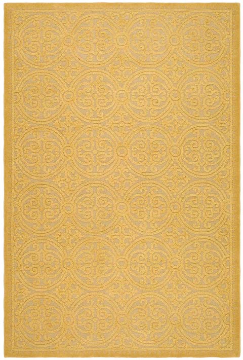 Light Gold | French Style Area Rug | Safavieh Wool Carved Rug – Rugs ...
