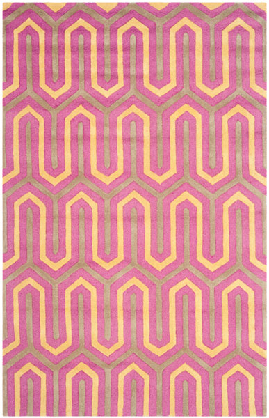 Safavieh Clearance Cambridge CAM351F fuschia Rug