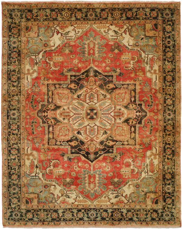 Shalom Brothers Jules Serapi JS1035 Red Rug