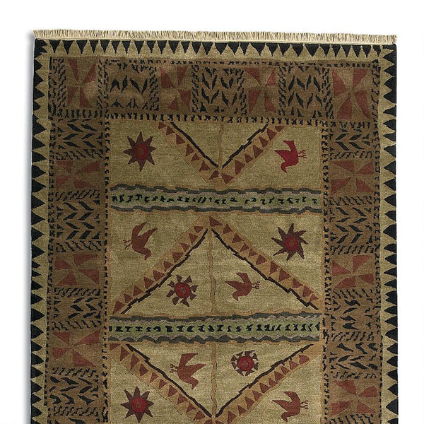 Tibet Rug Company 60 CT SUNDIAL Olive Rug