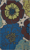 Nourison Clearance & Garden RS021 Light Blue Rug