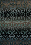 Tibet Rug Company 100 CT WROUGHT IRON Blue Rug