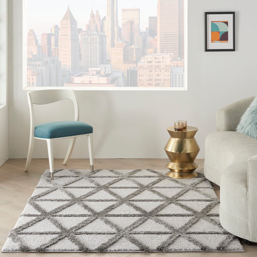 nourison highlands hnd01 grey rug