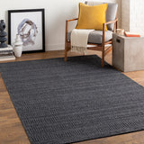 surya hickory hck 2300 charcoal rug
