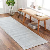 surya hickory hck 2301 light grey rug