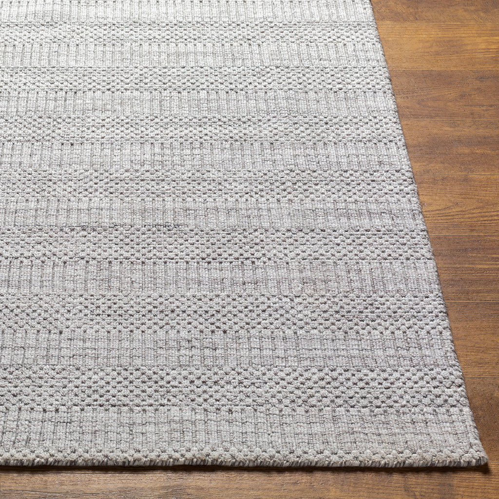 surya hickory hck 2302 light grey rug