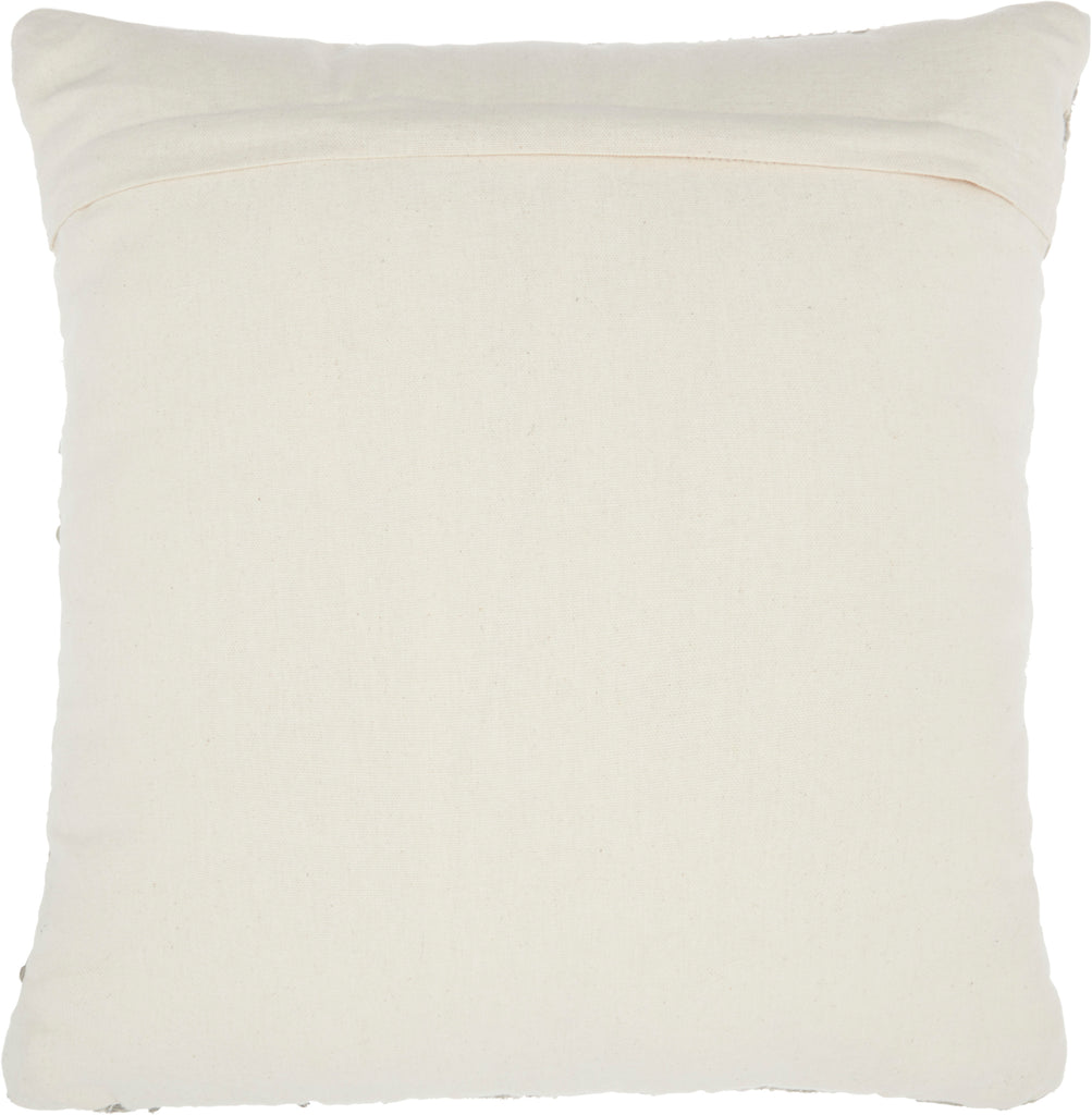 nourison natural leather hide dl505 clay pillow