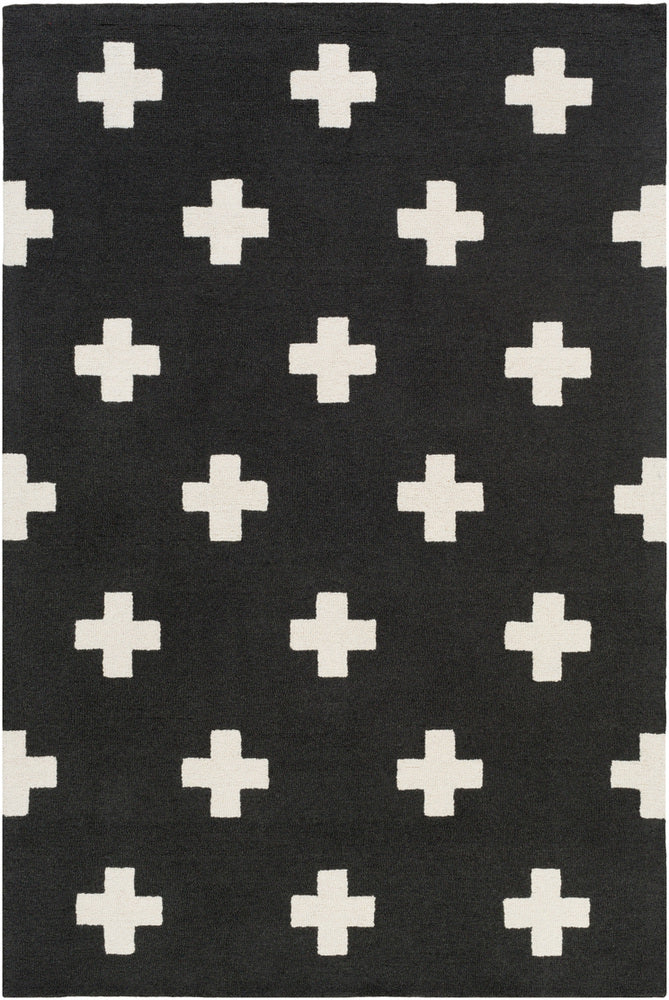 Hand Tufted Surya Black Rug | Surya Rugs | Rugs Done Right
