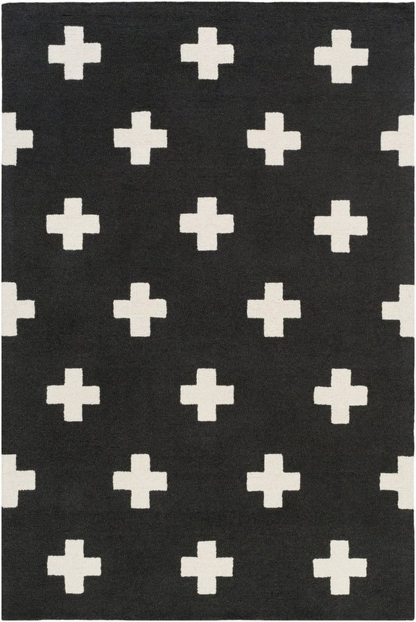 Hand Tufted Surya Black Rug | Surya Rugs | Rugs Done Right