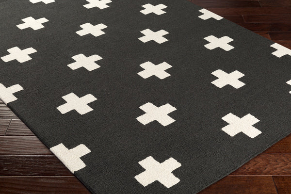 Surya Hilda Black Rug | Indoor Rugs | Rugs Done Right