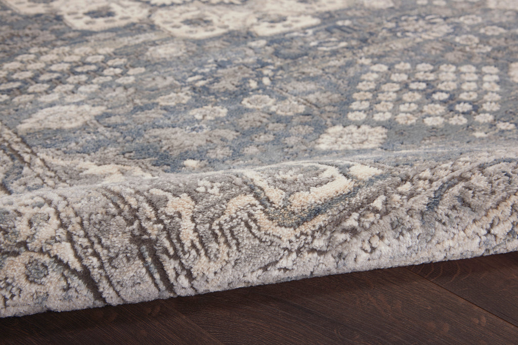nourison quarry qua07 grey ivory rug