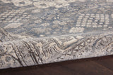 nourison quarry qua07 grey ivory rug