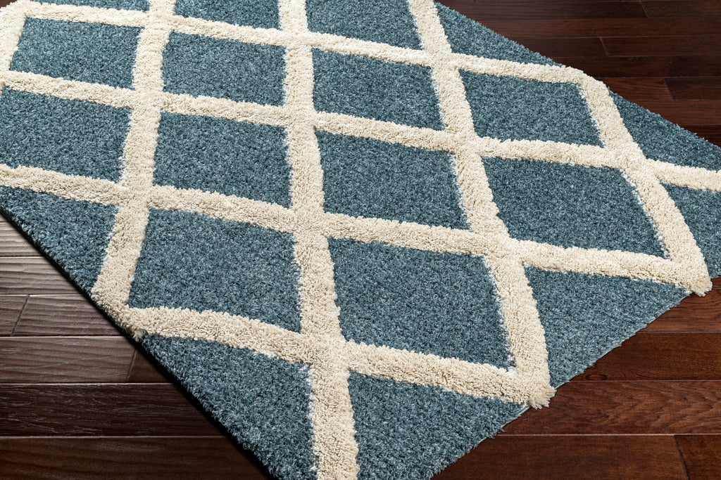 surya hudson shag hds 2301 blue rug