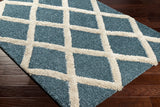 surya hudson shag hds 2301 blue rug